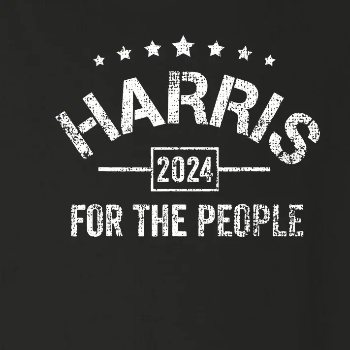 Kamala Harris 2024 For The People President Campaign Toddler Long Sleeve Shirt