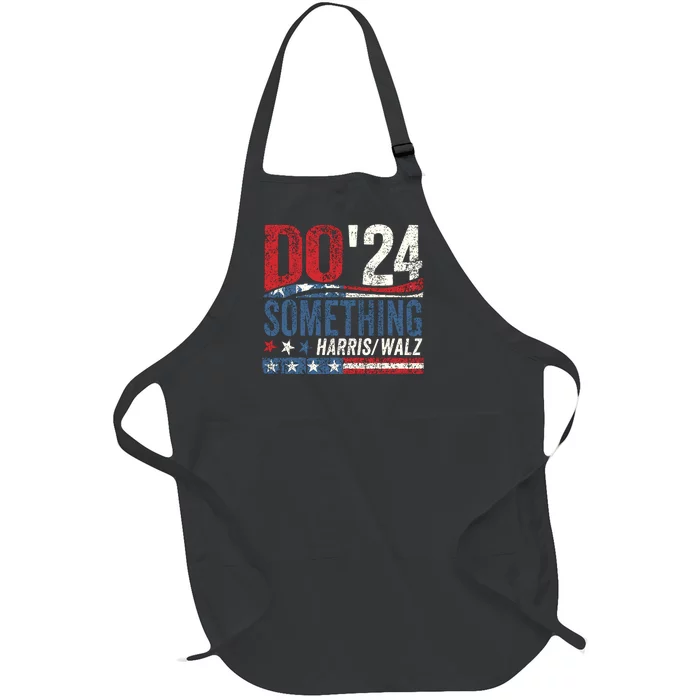 Kamala Harris 2024 Election Michelle Obama Do Something Full-Length Apron With Pocket