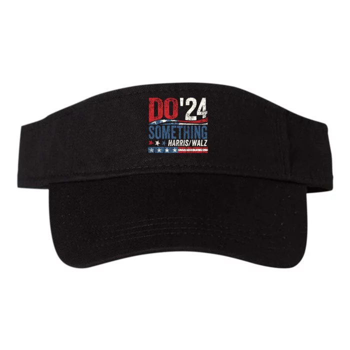 Kamala Harris 2024 Election Michelle Obama Do Something Valucap Bio-Washed Visor