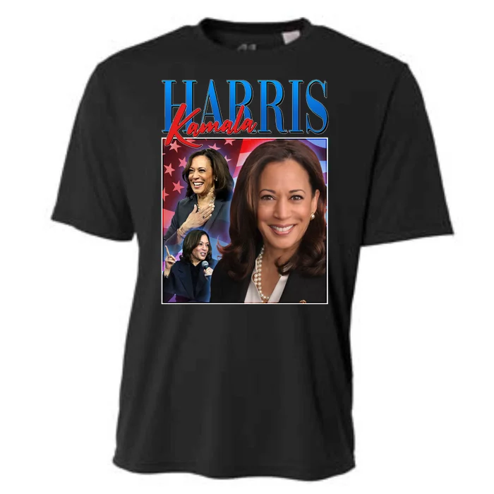 Kamala Harris 2024 Portrait Collage Cooling Performance Crew T-Shirt