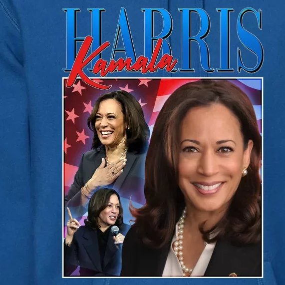 Kamala Harris 2024 Portrait Collage Premium Hoodie