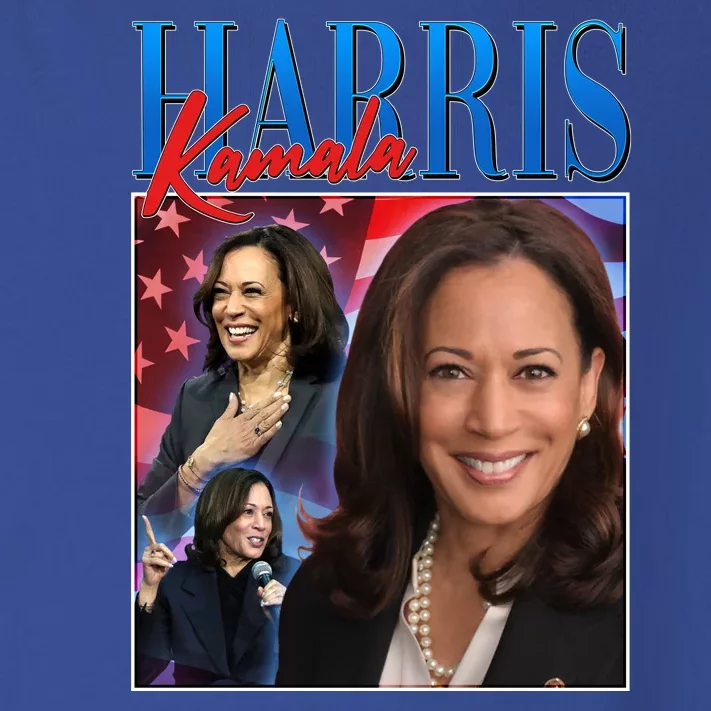 Kamala Harris 2024 Portrait Collage Toddler Long Sleeve Shirt