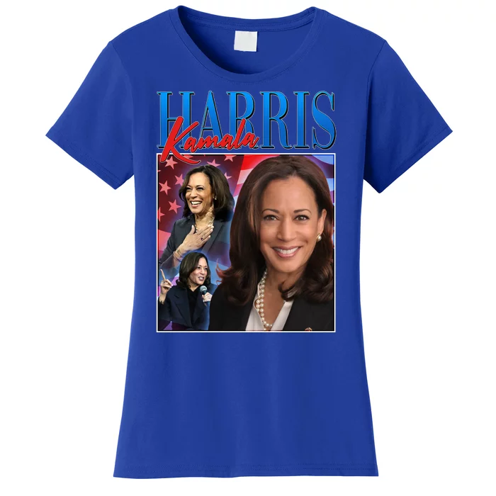 Kamala Harris 2024 Portrait Collage Women's T-Shirt