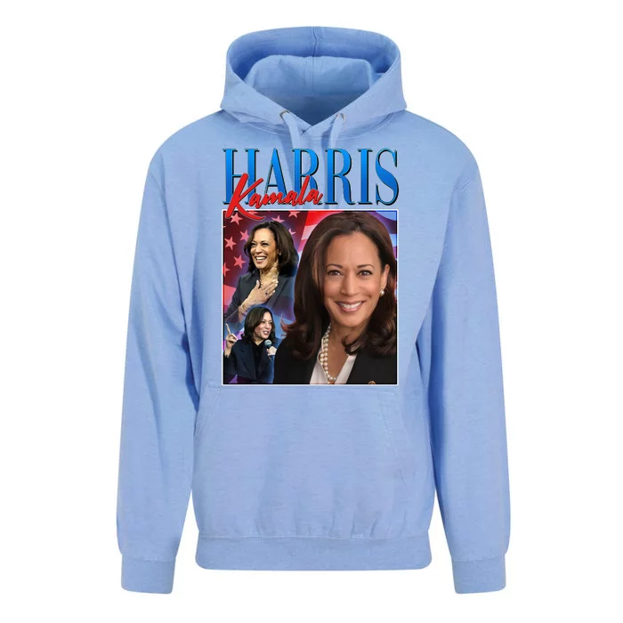 Kamala Harris 2024 Portrait Collage Unisex Surf Hoodie