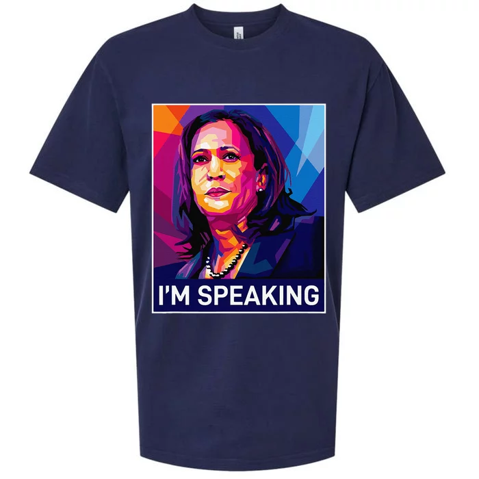 Kamala Harris 2024 Excuse Me IM Speaking Funny Saying Sueded Cloud Jersey T-Shirt