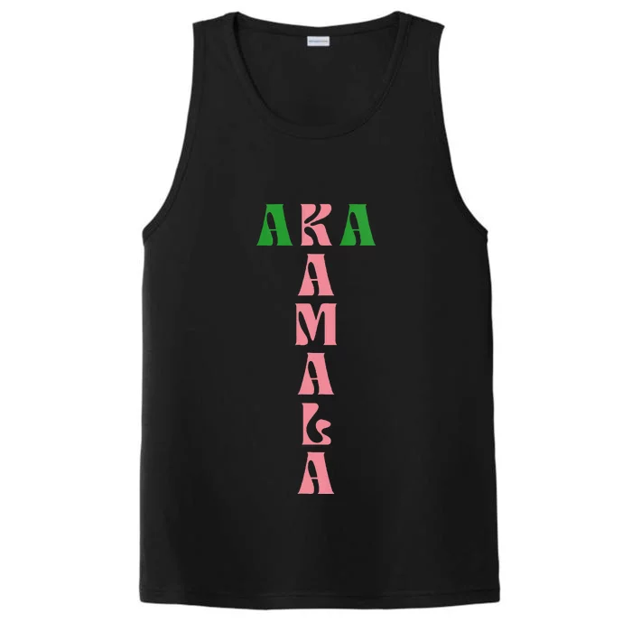 Kamala Harris 2024 Aka President Hbcu Howard Alpha Proud Performance Tank