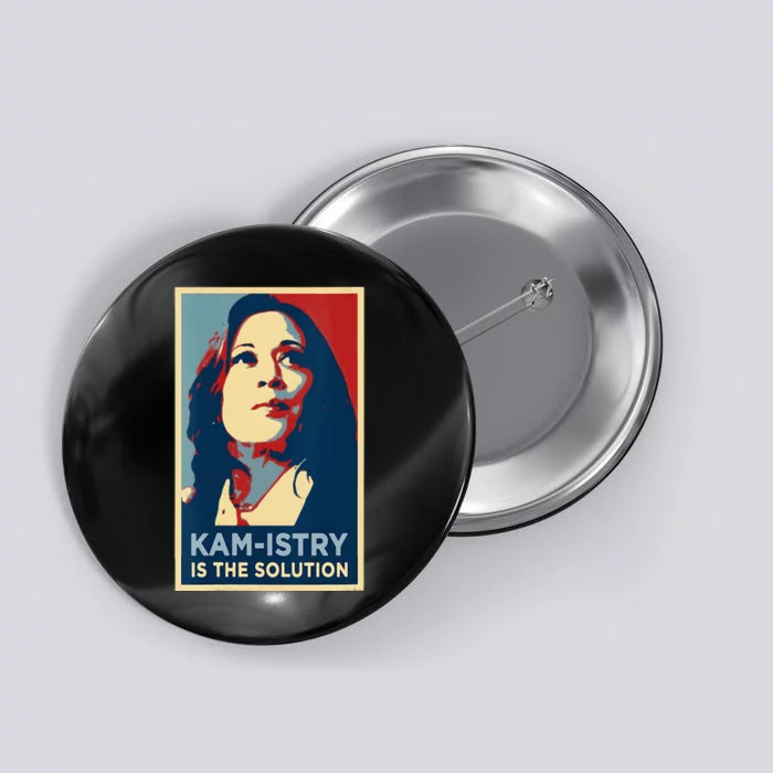 Kamala Harris 2024 Kamistry Is The Solution Cat Ladies Hope Button