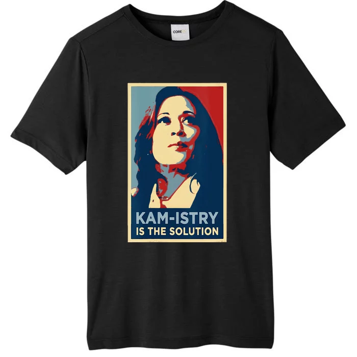 Kamala Harris 2024 Kamistry Is The Solution Cat Ladies Hope ChromaSoft Performance T-Shirt