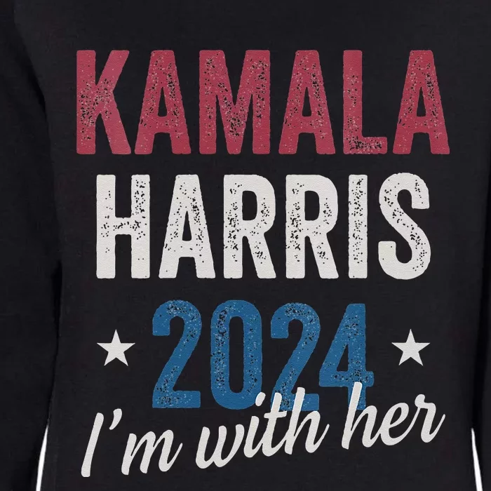 Kamala Harris 2024 Support Im With Her Kamala Harris 2024 Womens California Wash Sweatshirt