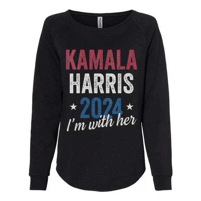 Kamala Harris 2024 Support Im With Her Kamala Harris 2024 Womens California Wash Sweatshirt