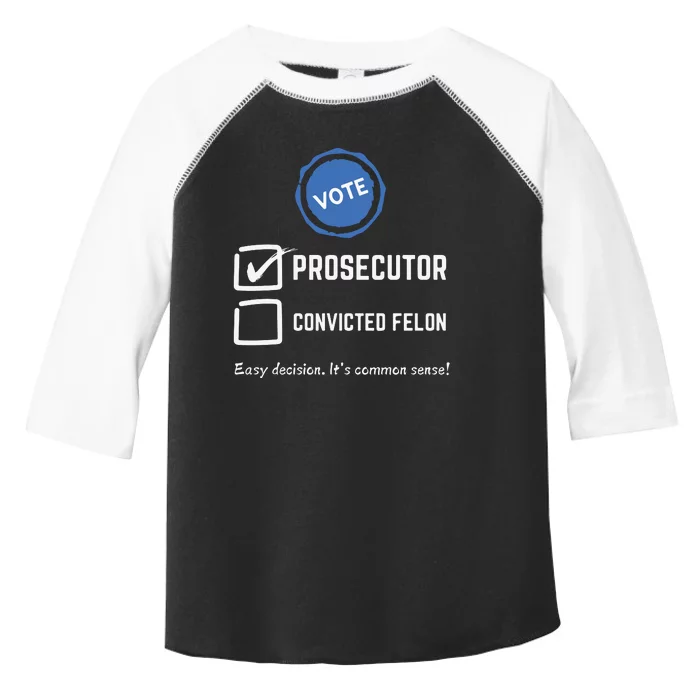 Kamala Harris 2024 Prosecuter Toddler Fine Jersey T-Shirt