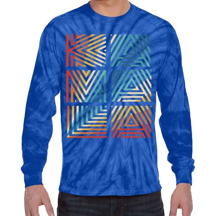 Kamala Harris 2024 Quilted 2024 President Comma La Tie-Dye Long Sleeve Shirt