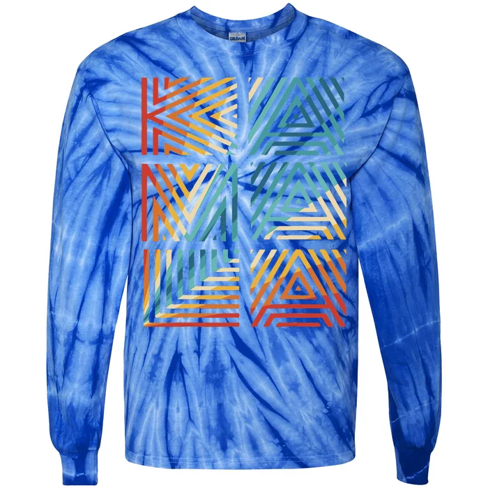 Kamala Harris 2024 Quilted 2024 President Comma La Tie-Dye Long Sleeve Shirt