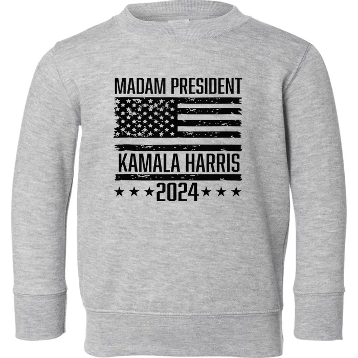 Kamala Harris 2024 Toddler Sweatshirt