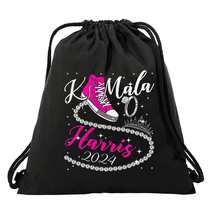 Kamala Harris 2024 Vote President Kamala Election Sneakers Drawstring Bag