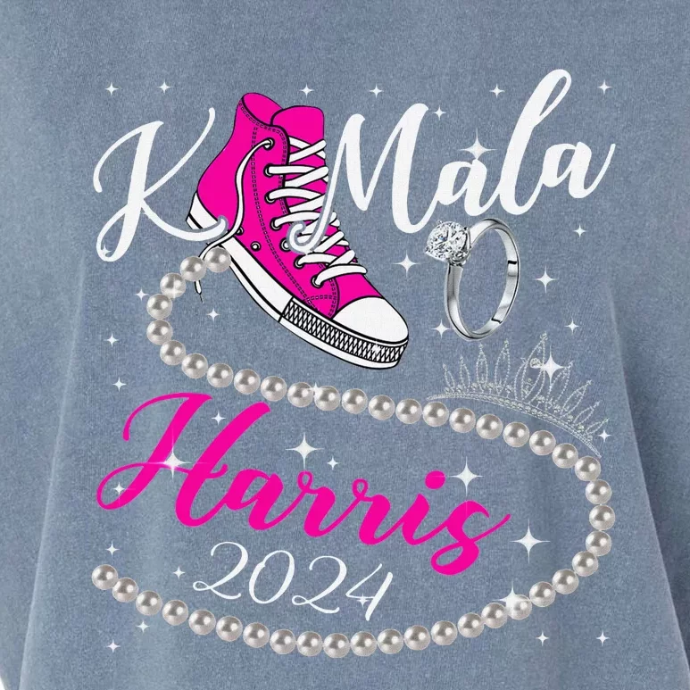 Kamala Harris 2024 Vote President Kamala Election Sneakers Garment-Dyed Women's Muscle Tee