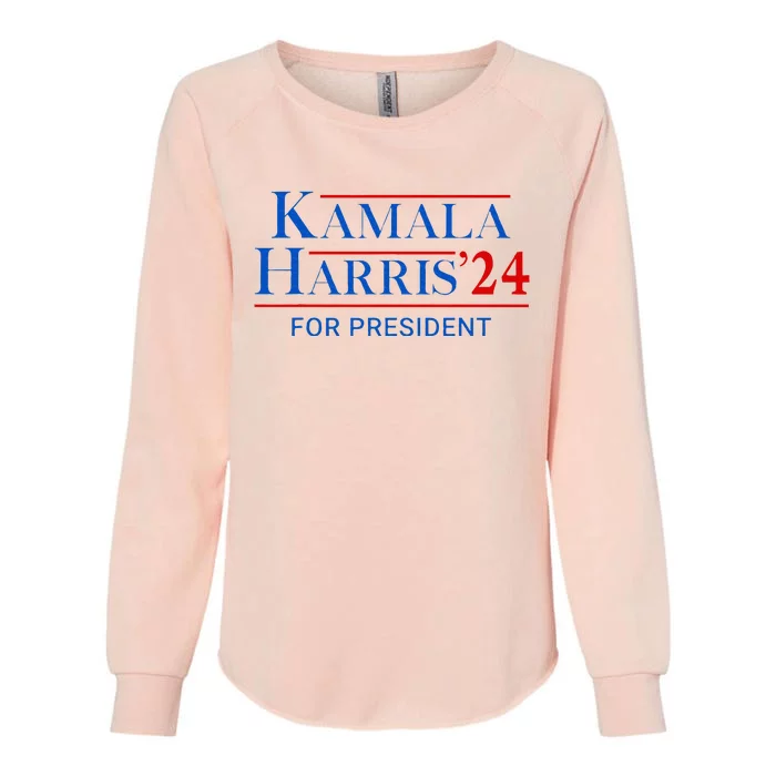 Kamala Harris 24 For President 2024 Womens California Wash Sweatshirt