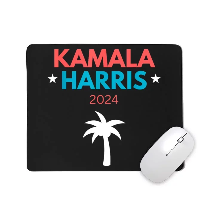 Kamala Harris 2024 Us Election Coconut Funny Meme Design Mousepad