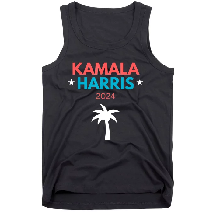 Kamala Harris 2024 Us Election Coconut Funny Meme Design Tank Top