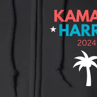 Kamala Harris 2024 Us Election Coconut Funny Meme Design Full Zip Hoodie