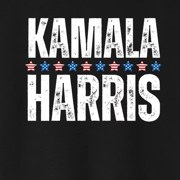 Kamala Harris 2024 Support Democrat Women's Crop Top Tee