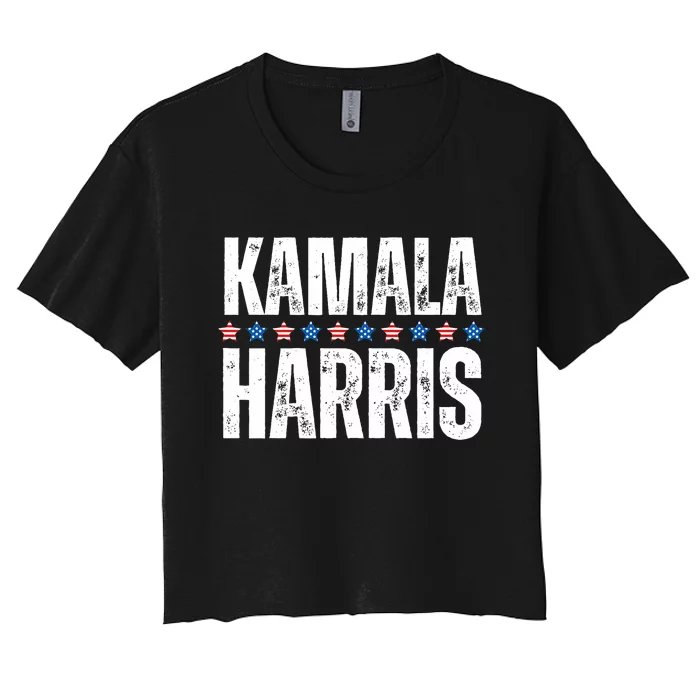 Kamala Harris 2024 Support Democrat Women's Crop Top Tee