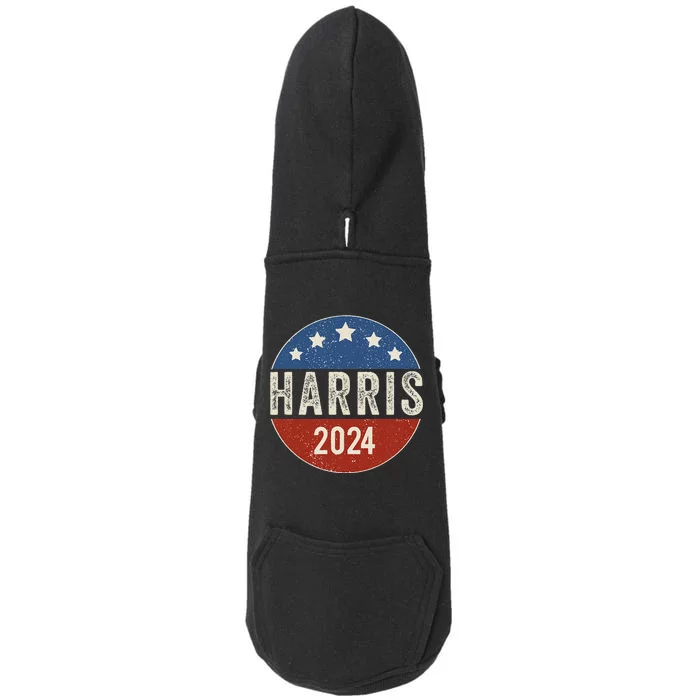 Kamala Harris 2024 For President Campaign Us Flag Doggie 3-End Fleece Hoodie