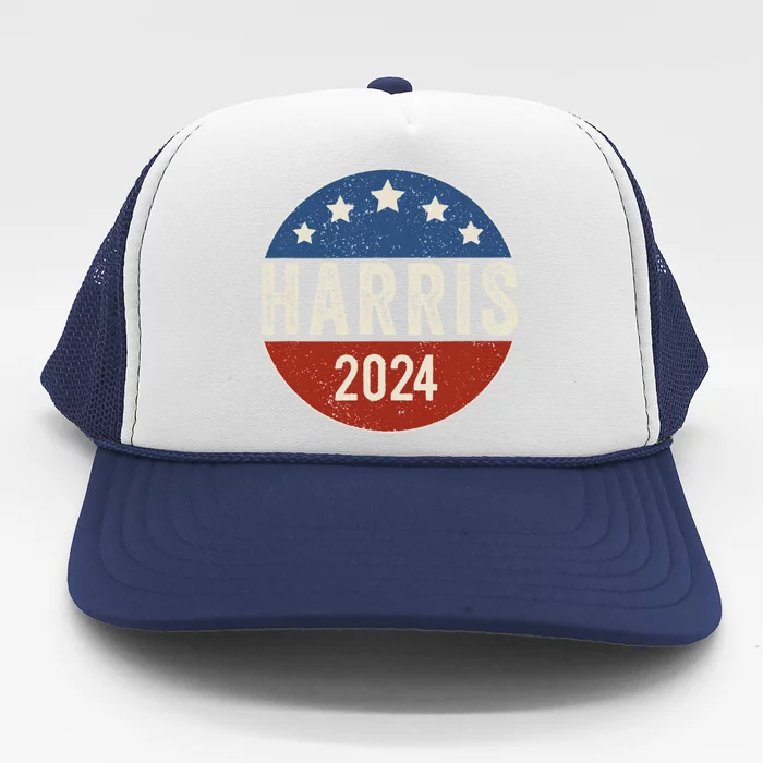 Kamala Harris 2024 For President Campaign Us Flag Trucker Hat