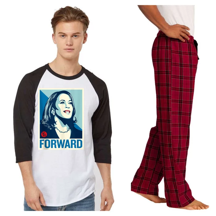 Shepard Fairey Kamala Harris Forward Raglan Sleeve Pajama Set