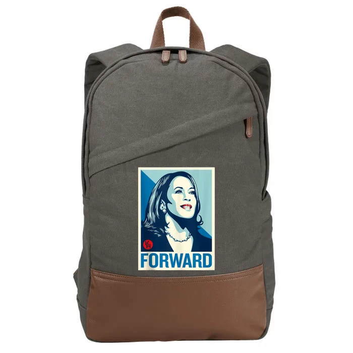 Shepard Fairey Kamala Harris Forward Cotton Canvas Backpack