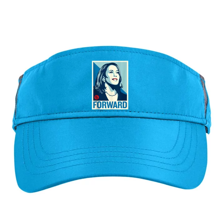 Shepard Fairey Kamala Harris Forward Adult Drive Performance Visor