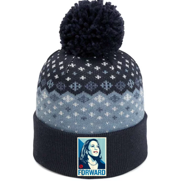 Shepard Fairey Kamala Harris Forward The Baniff Cuffed Pom Beanie