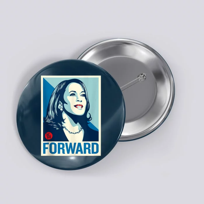 Shepard Fairey Kamala Harris Forward Button