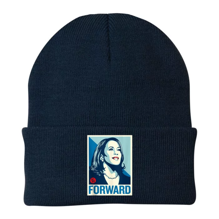 Shepard Fairey Kamala Harris Forward Knit Cap Winter Beanie