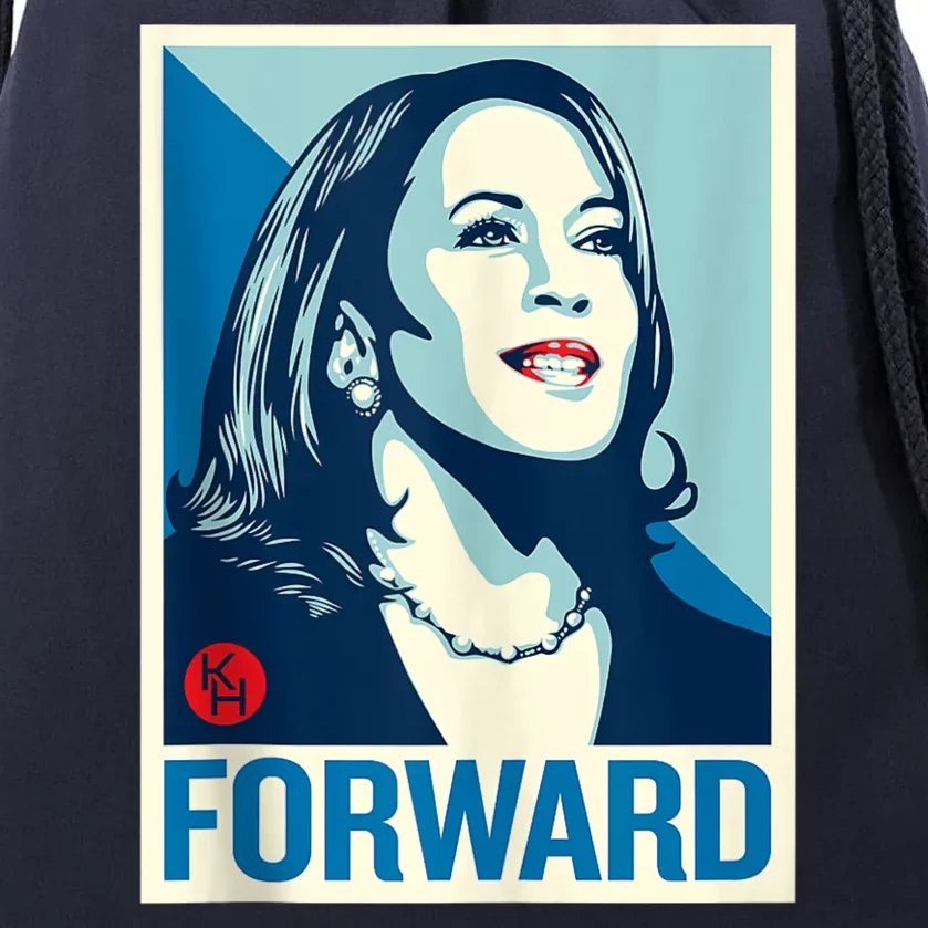 Shepard Fairey Kamala Harris Forward Drawstring Bag