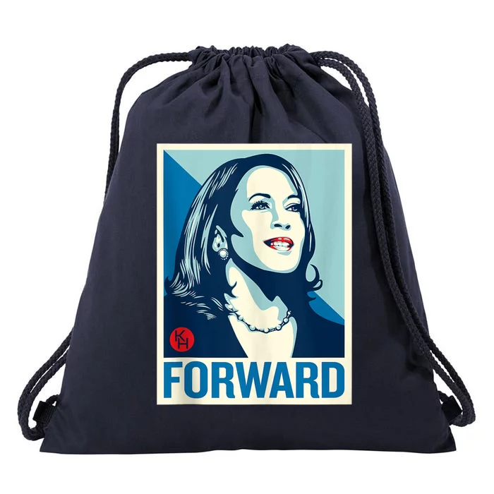 Shepard Fairey Kamala Harris Forward Drawstring Bag