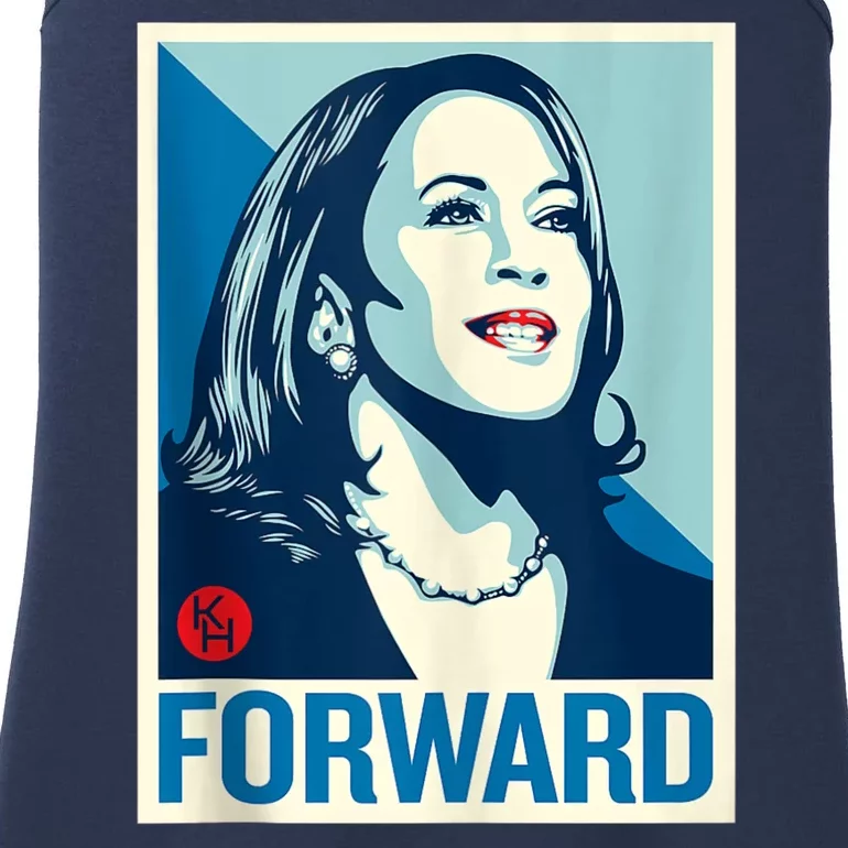 Shepard Fairey Kamala Harris Forward Ladies Essential Tank