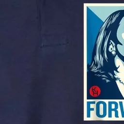 Shepard Fairey Kamala Harris Forward Softstyle Adult Sport Polo