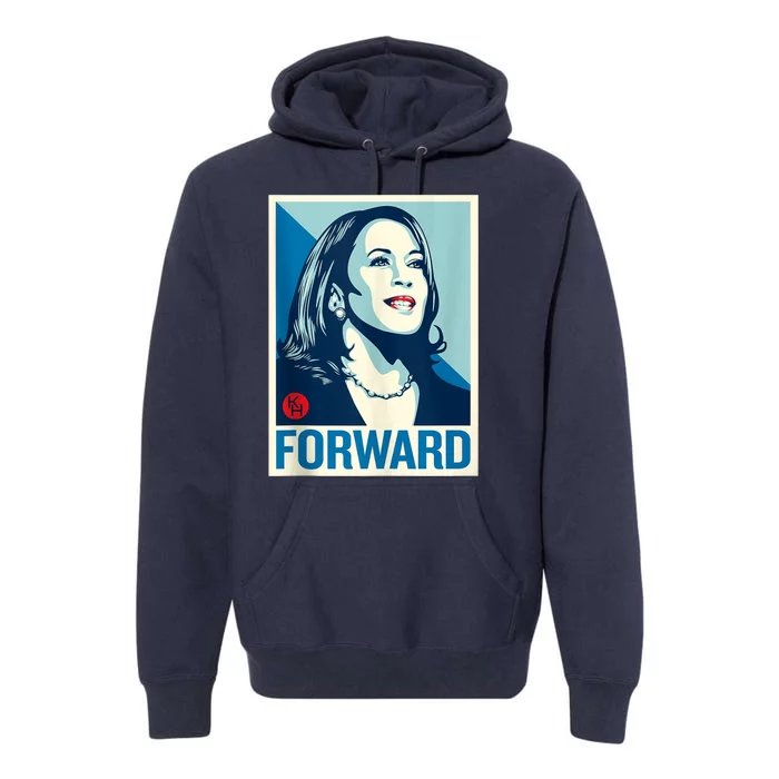 Shepard Fairey Kamala Harris Forward Premium Hoodie