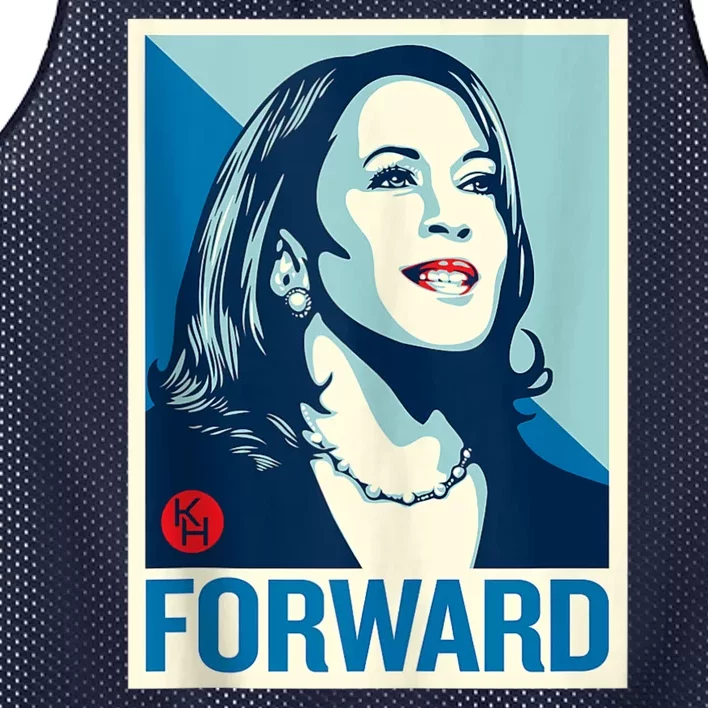 Shepard Fairey Kamala Harris Forward Mesh Reversible Basketball Jersey Tank