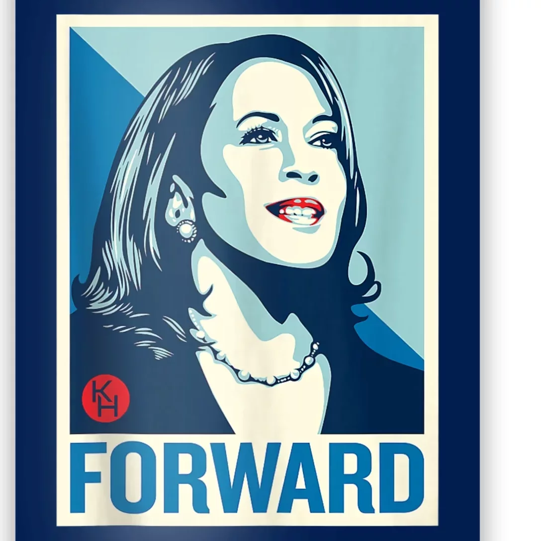 Shepard Fairey Kamala Harris Forward Poster