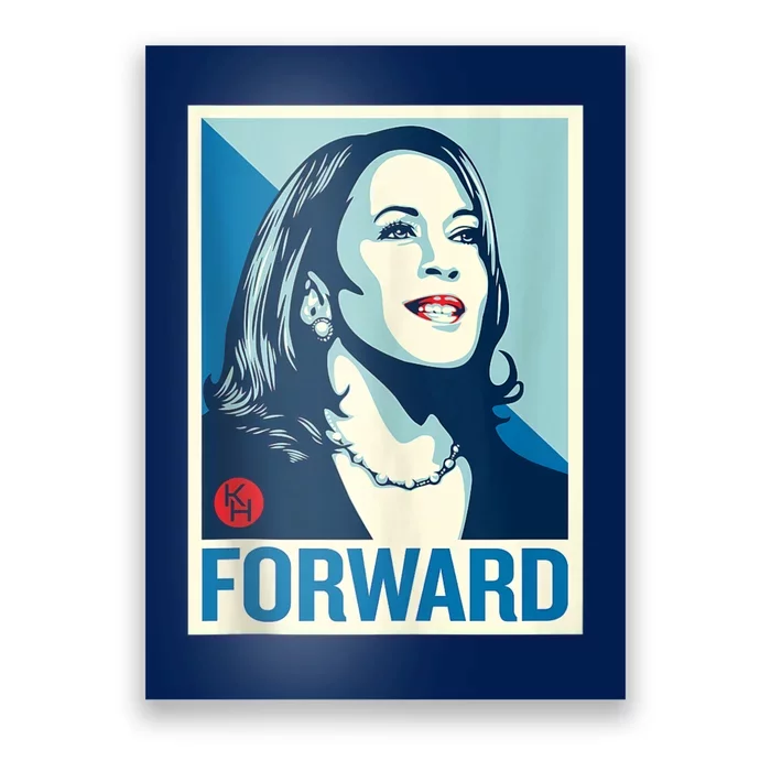 Shepard Fairey Kamala Harris Forward Poster