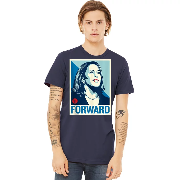 Shepard Fairey Kamala Harris Forward Premium T-Shirt