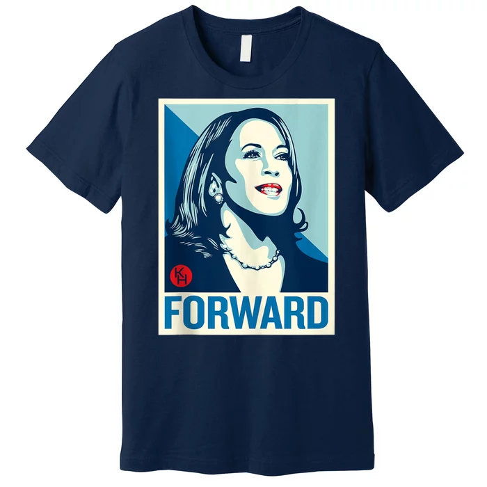 Shepard Fairey Kamala Harris Forward Premium T-Shirt