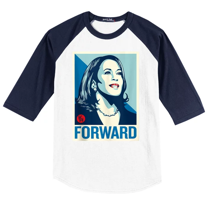 Shepard Fairey Kamala Harris Forward Baseball Sleeve Shirt