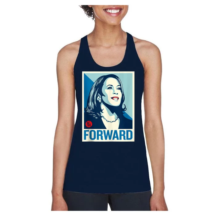 Shepard Fairey Kamala Harris Forward Women's Racerback Tank