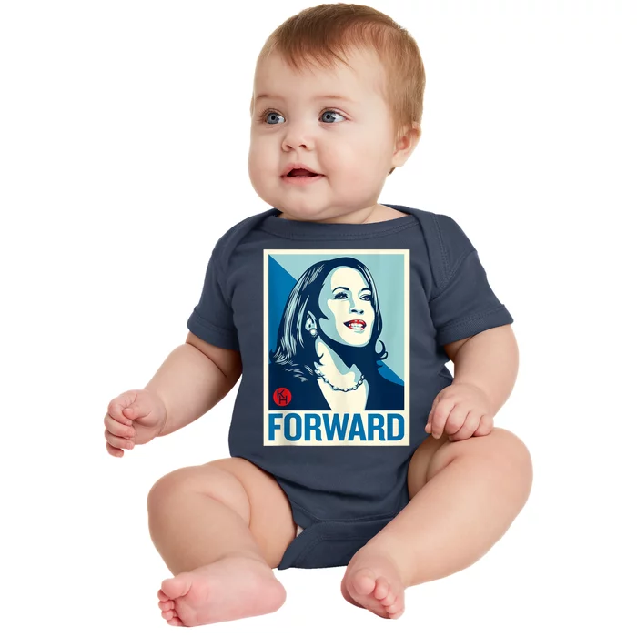 Shepard Fairey Kamala Harris Forward Baby Bodysuit