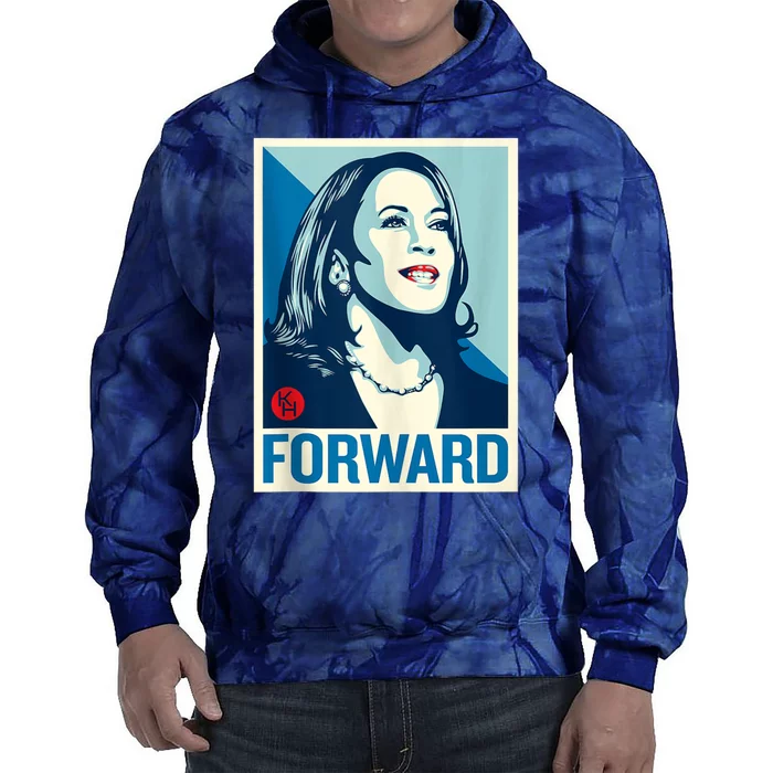 Shepard Fairey Kamala Harris Forward Tie Dye Hoodie