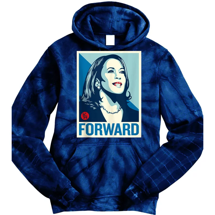 Shepard Fairey Kamala Harris Forward Tie Dye Hoodie