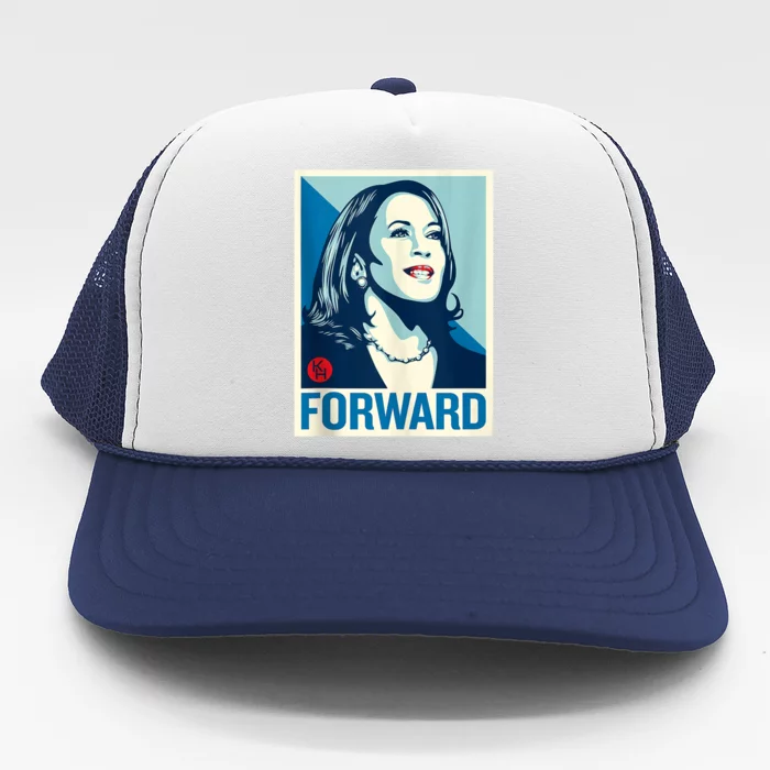 Shepard Fairey Kamala Harris Forward Trucker Hat